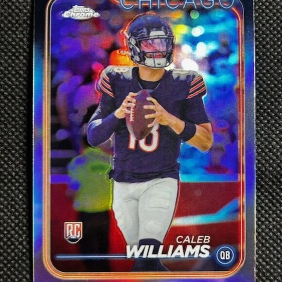 2024 Topps Chrome RC Caleb Williams Sepia Refractor SP #202 Rookie Chicago Bears - Picture 1 of 2